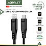 Cáp Acefast Type C to Ligh.tning (1.2m) - C3-01 Hàng chính hãng Acefast