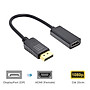 Dây Cáp Chuyển Đổi DisplayPort Sang HDMI màu đen Displayport To HDMI Hàng Nhập Khẩu XOA 3.7S