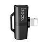 Đầu chuyển 2A Hoco LS20 kết nối iPhone sang 2 iPhone thiết kế linh hoạt gọn gàng ( 2 màu ) - Hàng chính hãng