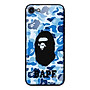 Ốp lưng kính cường lực cho iPhone 8 Bape Xanh Có Chữ - Hàng chính hãng