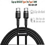 Cáp sạc Baseus 60W USB C sang Type-C cho điện thoại -Hàng Chính Hãng