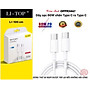 Dây sạc LI-TOP PD08 Công suất 60W chân Type C ra Type C, được dùng thử 30 ngày, Kim Ánh bảo hành hàng chính hãng 12 tháng