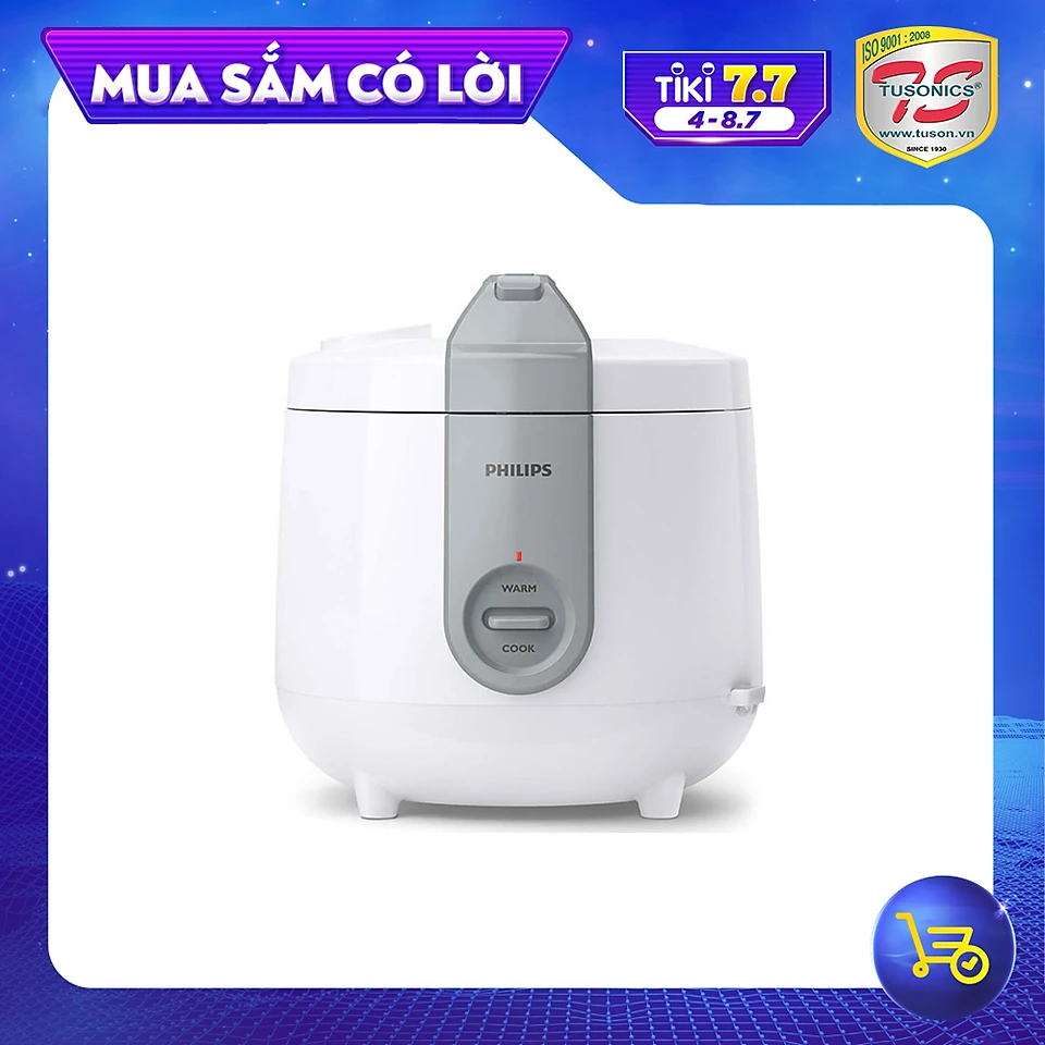 Nồi Cơm Điện Philips HD311566 1.8L - Hàng Chính Hãng