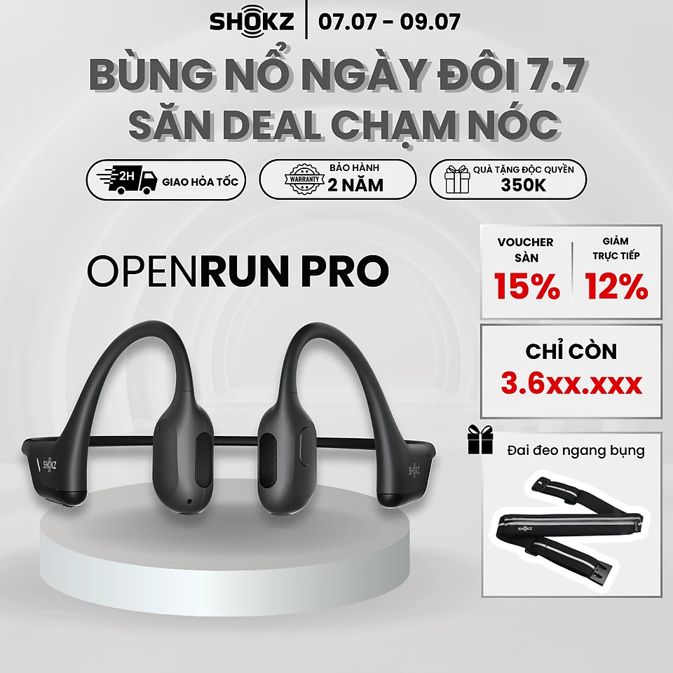 Tai nghe Bluetooth truyền xương Shokz OPENRUN PRO S810