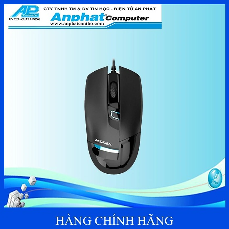 Chuột quang chuyên game có dây Newmen G10 - Hàng Chính Hãng - Đen