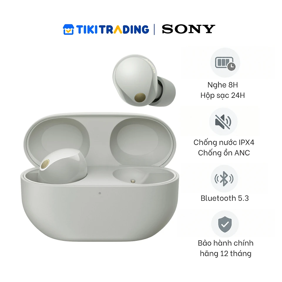 Tai nghe Bluetooth True Wireless Sony WF-1000XM5