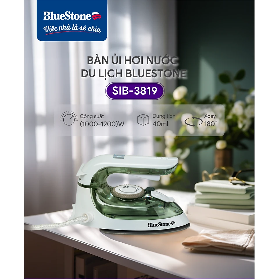 Bàn ủi hơi nước BlueStone SIB-3819 1200W