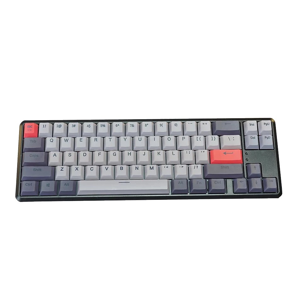 Bàn phím cơ không dây E-Dra EK368W V2 , Hotswap, E-Dra Switch BrownRed - Hàng chính hãng - E-Dra Red Switch