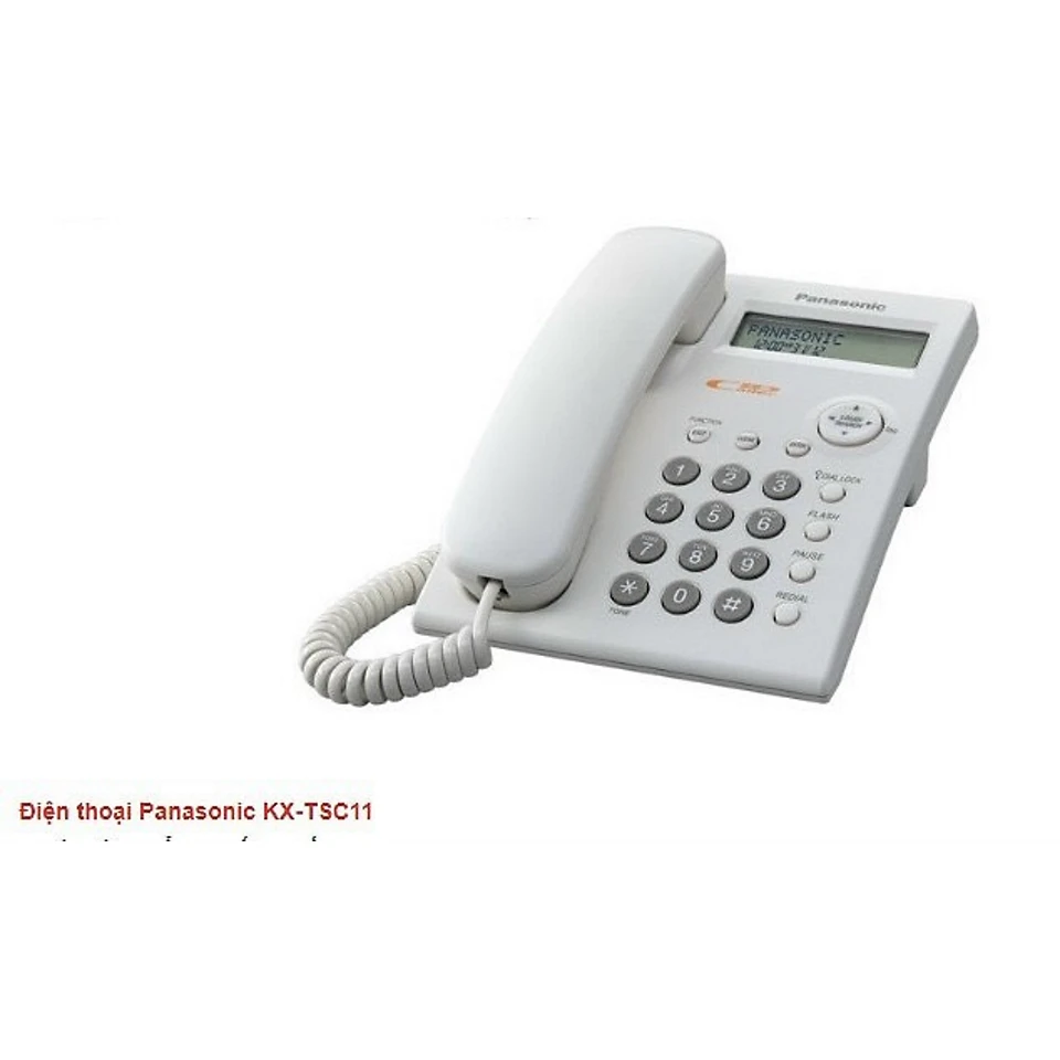 Điện thoại bàn Panasonic KX-TSC11 hàng chính hãng - ĐEN