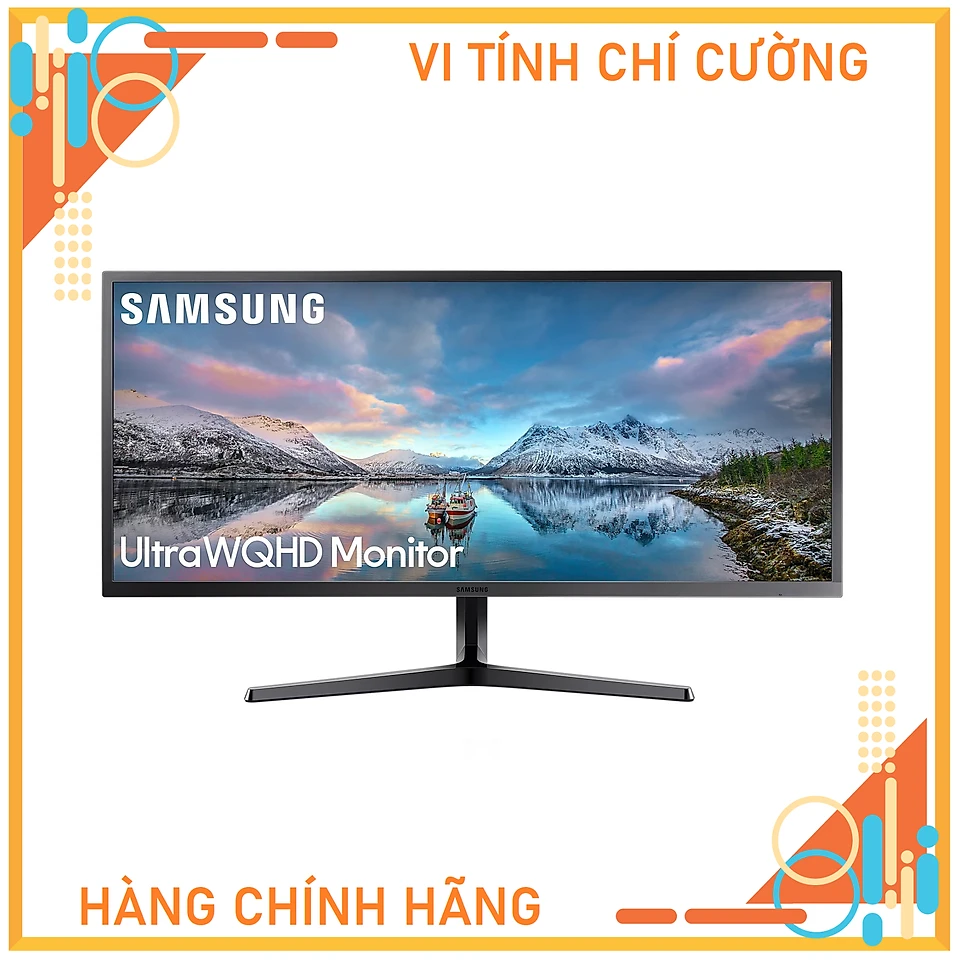 Màn hình Samsung LS34J550WQEXXV 34 inch 2K VA 75Hz 4ms 300 nits HDMIDP FreeSync - Hàng Chính Hãng