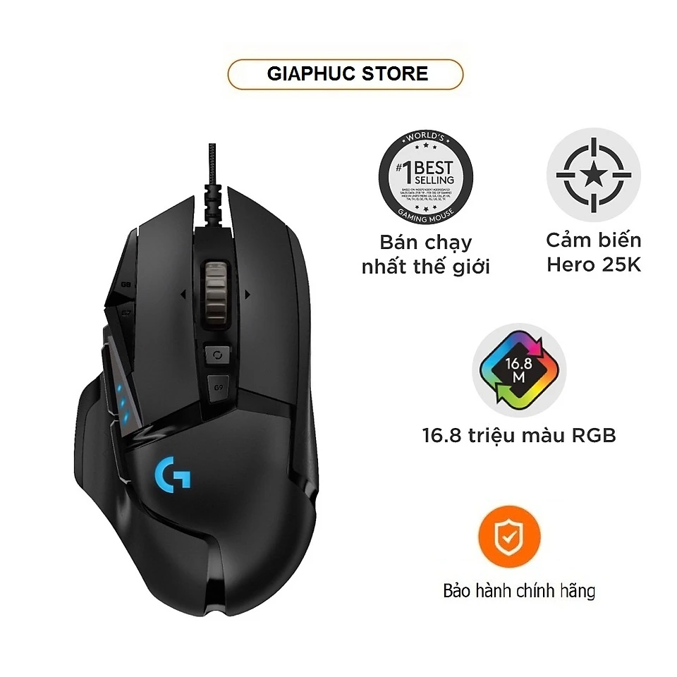 Chuột Gaming Logitech G502 Hero
