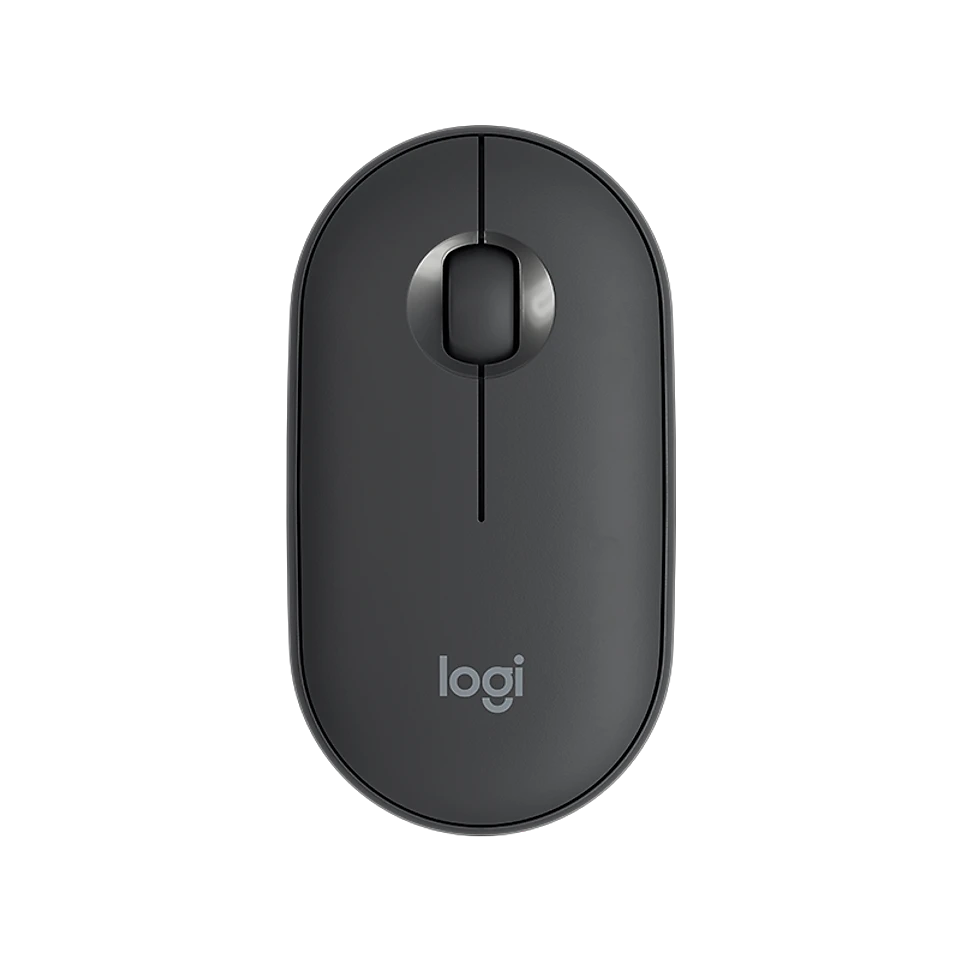 Chuột không dây Logitech Pebble M350 WirelessBluetooth - Hàng Chính Hãng - Đen
