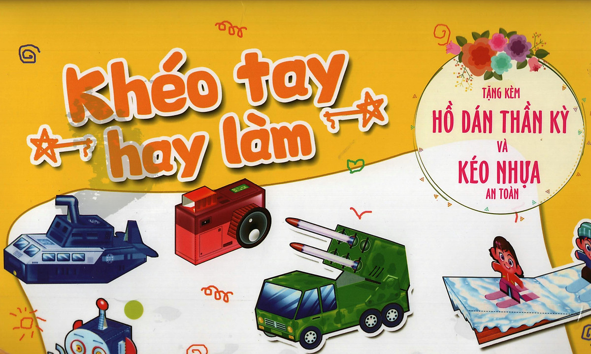 Túi: Khéo tay 6T (Tặng kèm hồ dán và kéo an toàn)