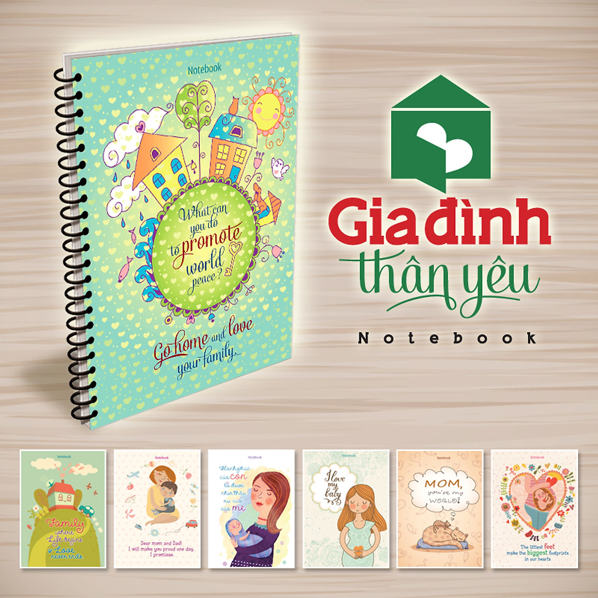 Sổ Lò Xo Notebook - I Love My Baby