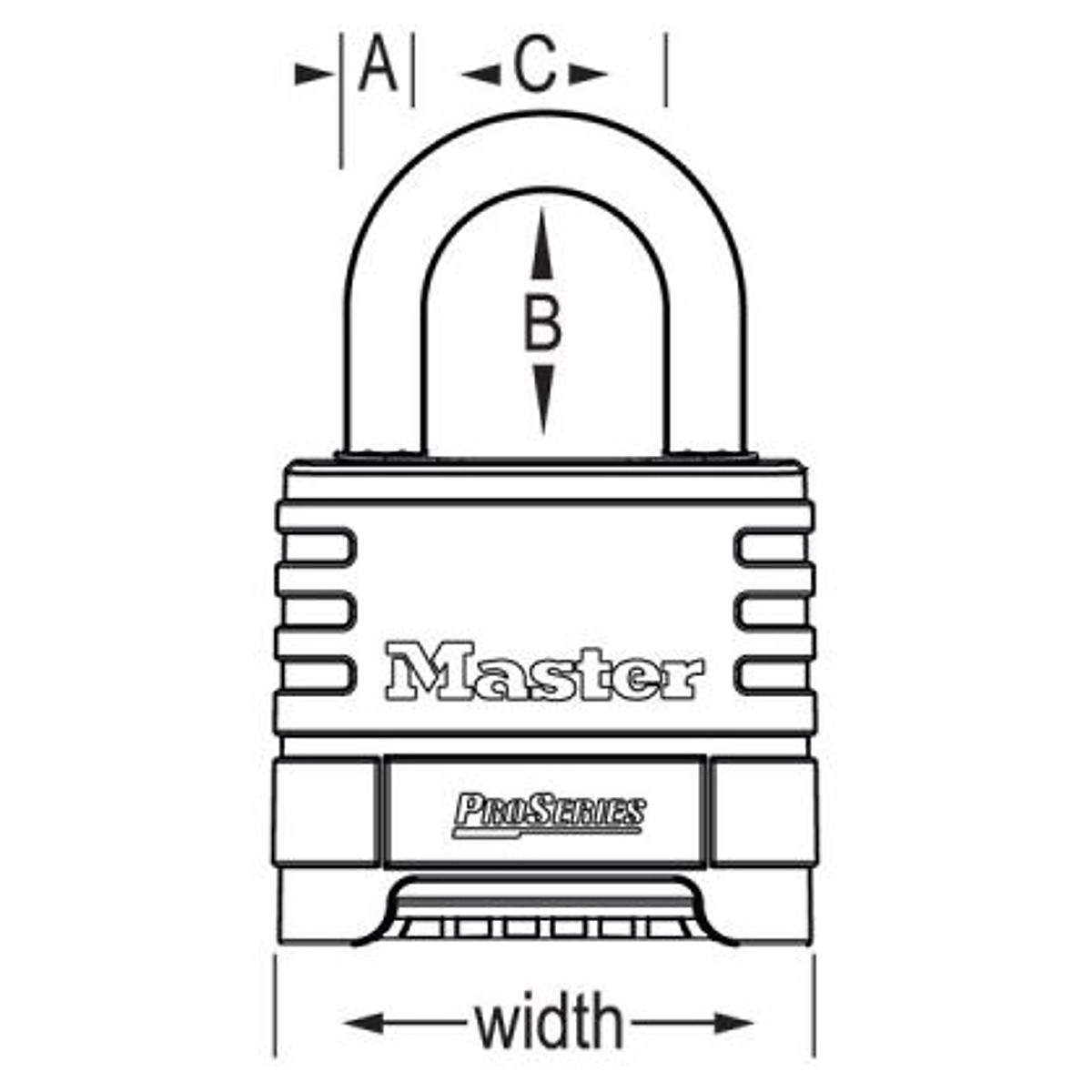 Khóa Móc Mở Số Master 1175
