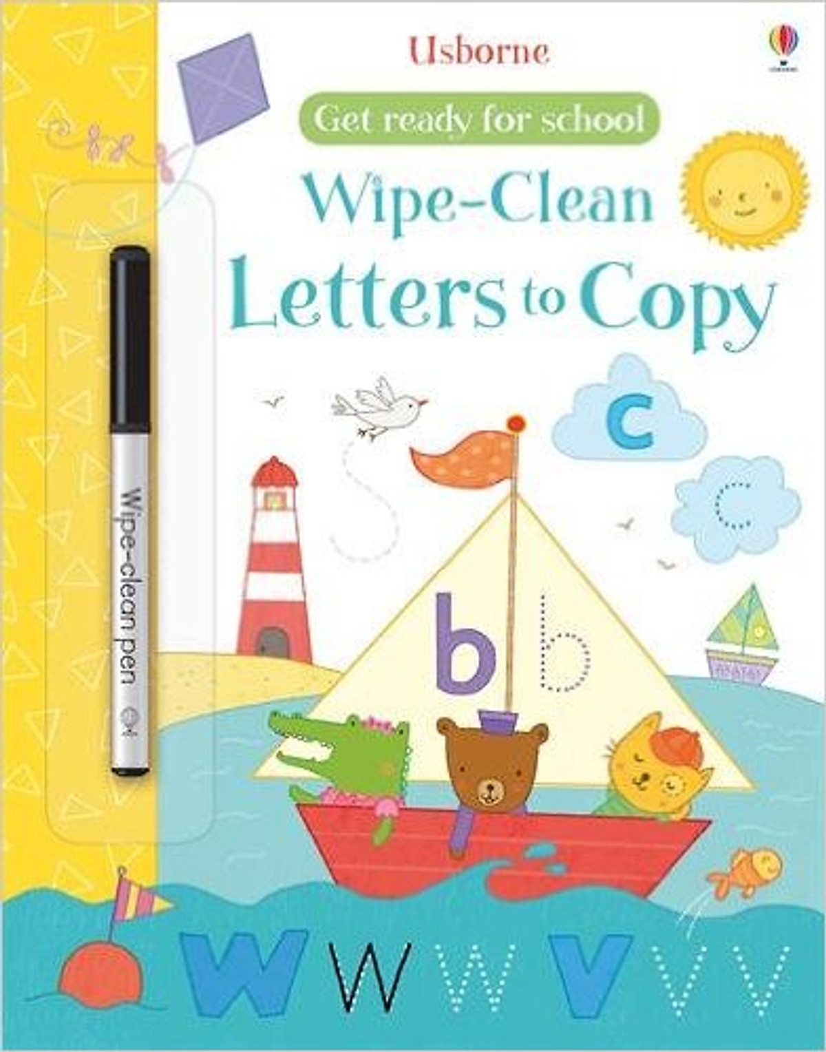 Sách tẩy xóa tiếng Anh - Usborne Letters to Copy