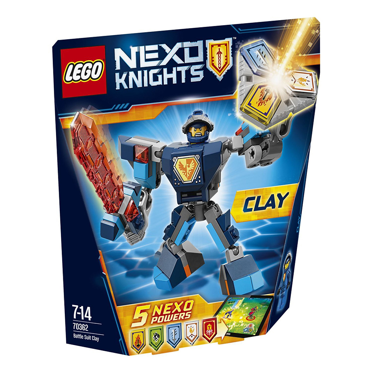 Mua Mô Hình Lego Nexo Knights - Chiến Giáp Clay 70362 (79