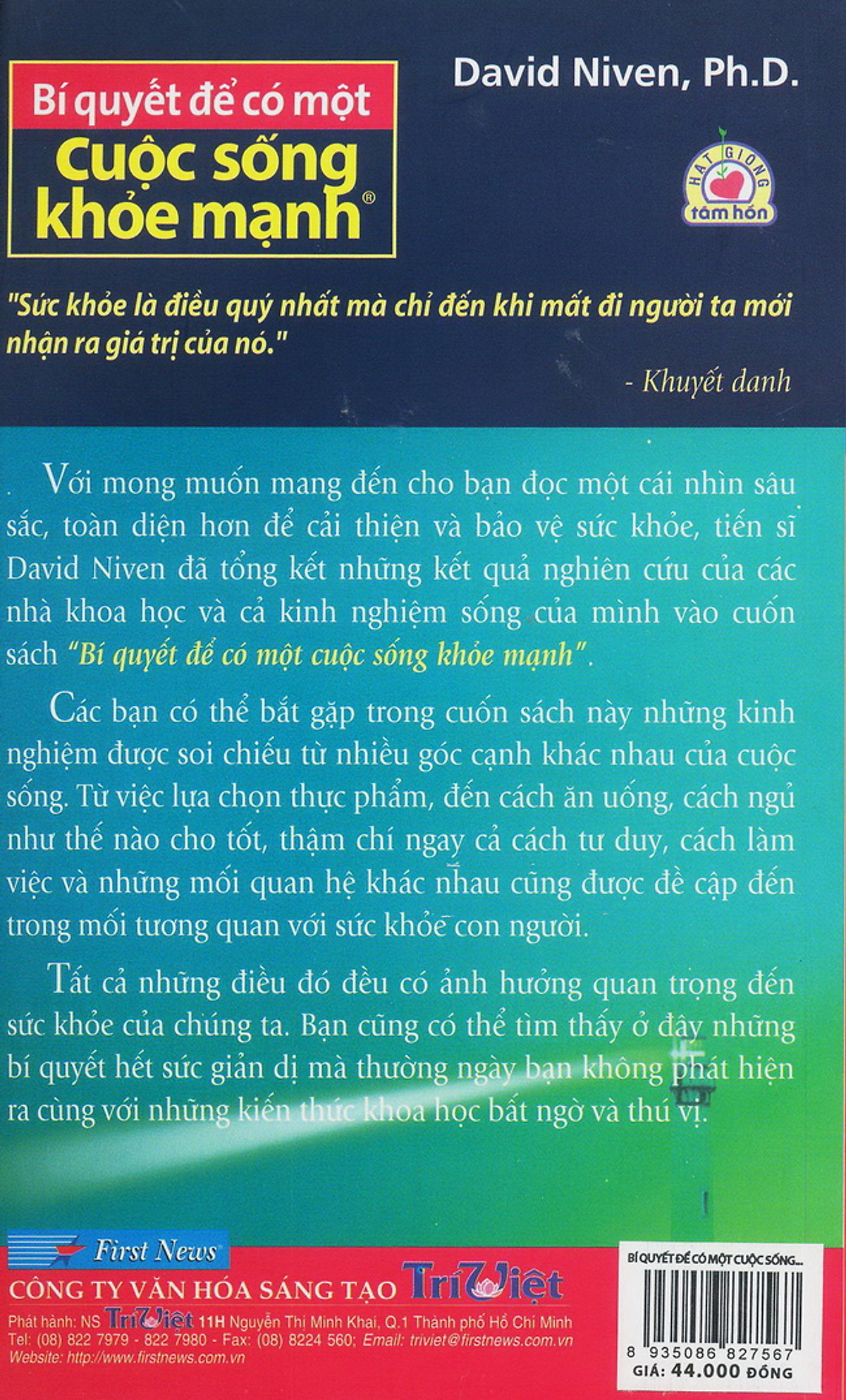 Bí Quyết Để Có Một Cuộc Sống Khoẻ Mạnh (Tái Bản)