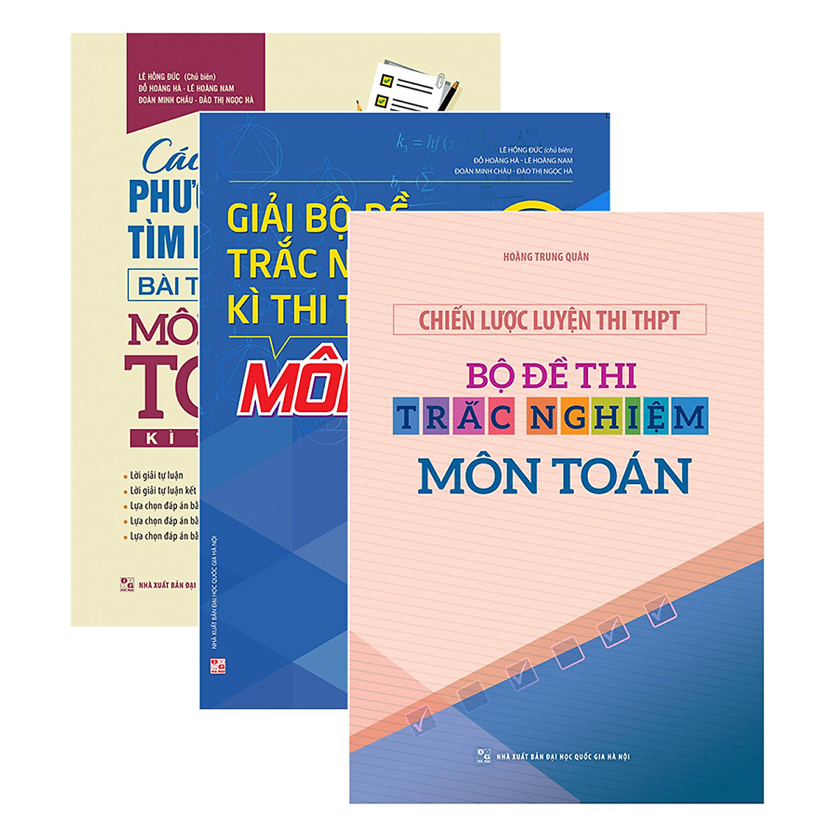 Combo Chiến Lược Luyện Thi THPT - Bộ Đề Thi Trắc Nghiệm Môn Toán + Giải Bộ Đề Thi Trắc Nghiệm Kì Thi THPT - Môn Toán + Các Phương Pháp Tìm Nhanh Đáp Án - Bài Tập Trắc Nghiệm Môn Toán - Kì Thi THPT