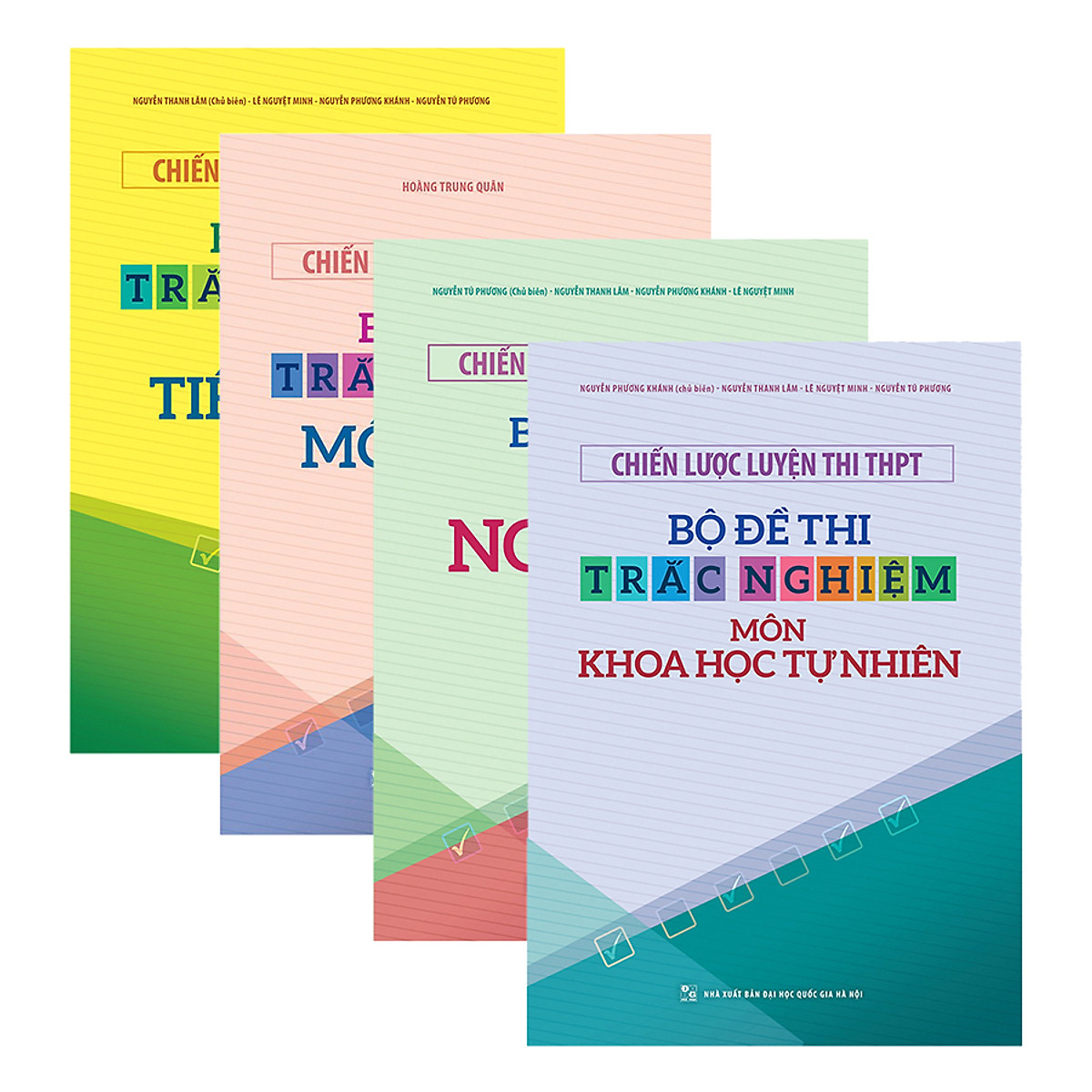 Combo Chiến Lược Luyện Thi THPT - Bộ Đề Thi Môn Ngữ Văn + Bộ Đề Thi Trắc Nghiệm Môn Khoa Học Tự Nhiên + Bộ Đề Thi Trắc Nghiệm Môn Toán + Bộ Đề Thi Trắc Nghiệm Môn Tiếng Anh