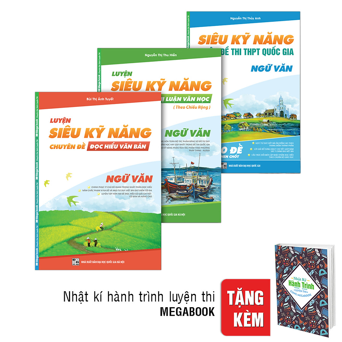 Combo Siêu Kỹ Năng Ngữ Văn (Tặng Kèm Nhật Kí Hành Trình Luyện Thi)