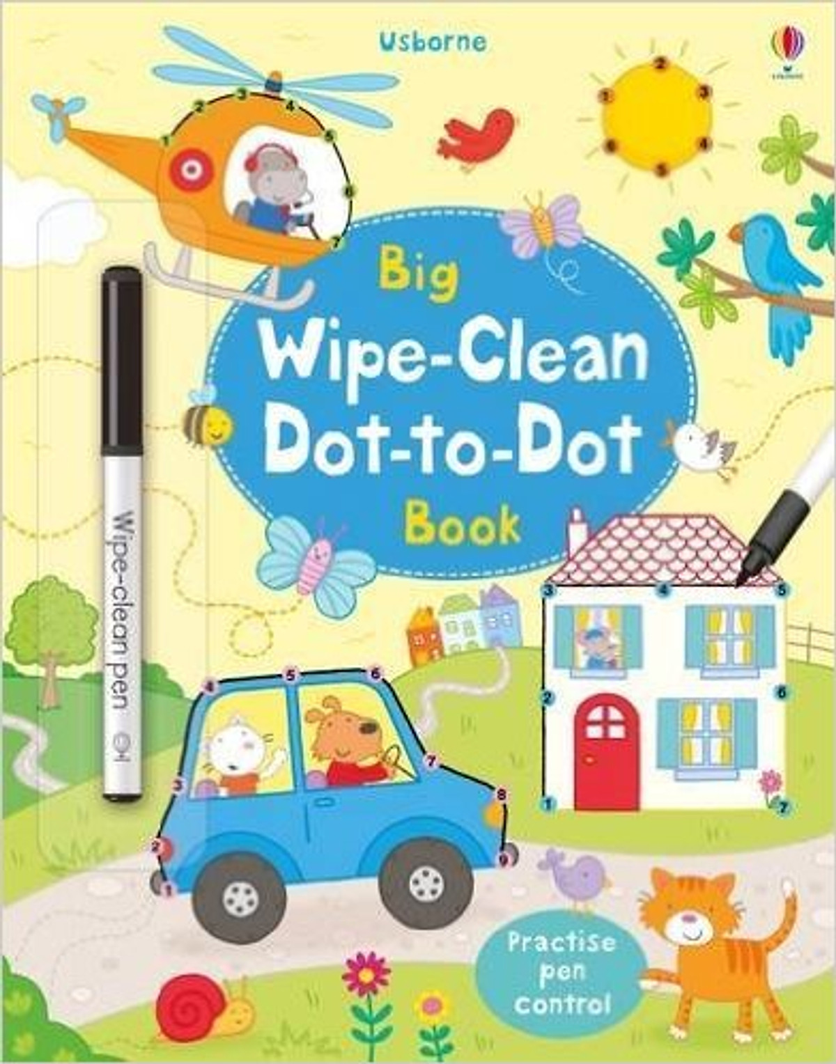 Usborne Big Wipe Clean Dot-to-Dot Book