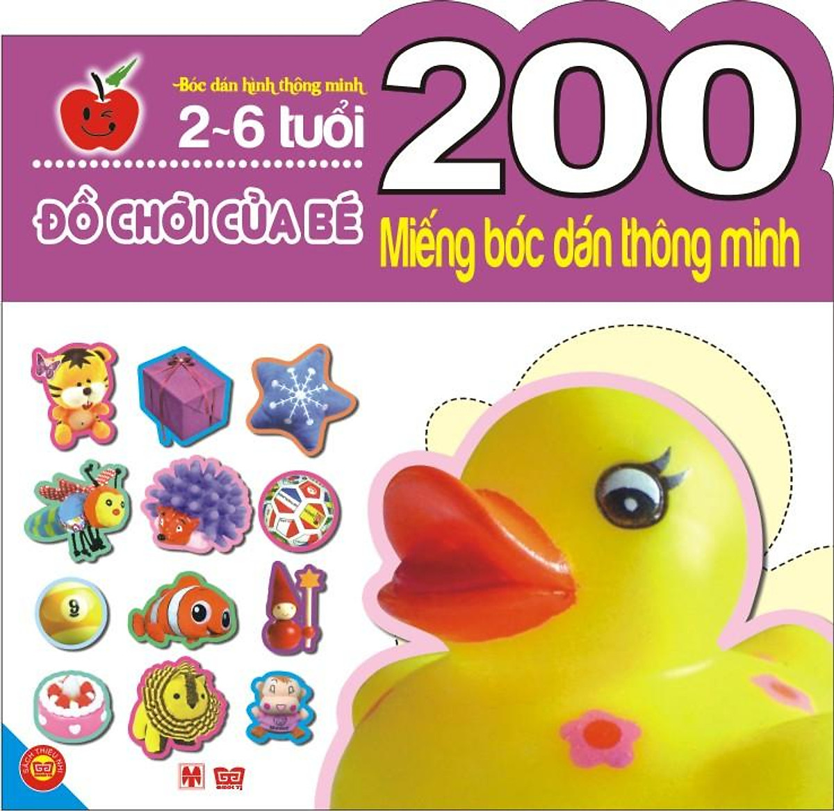 200 Miếng Bóc Dán Thông Minh - Đồ Chơi Của Bé (2-6 Tuổi)