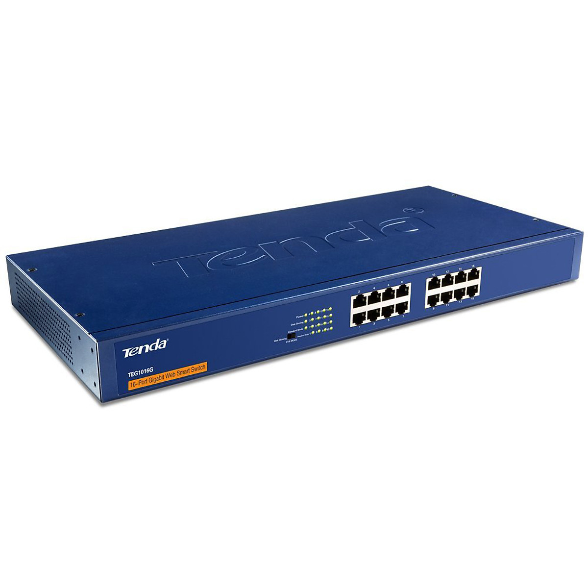 Tenda TEG1016D - Bộ Chia Tín Hiệu Để Bàn 16 cổng 10/100/1000Mbps - Hàng Chính Hãng