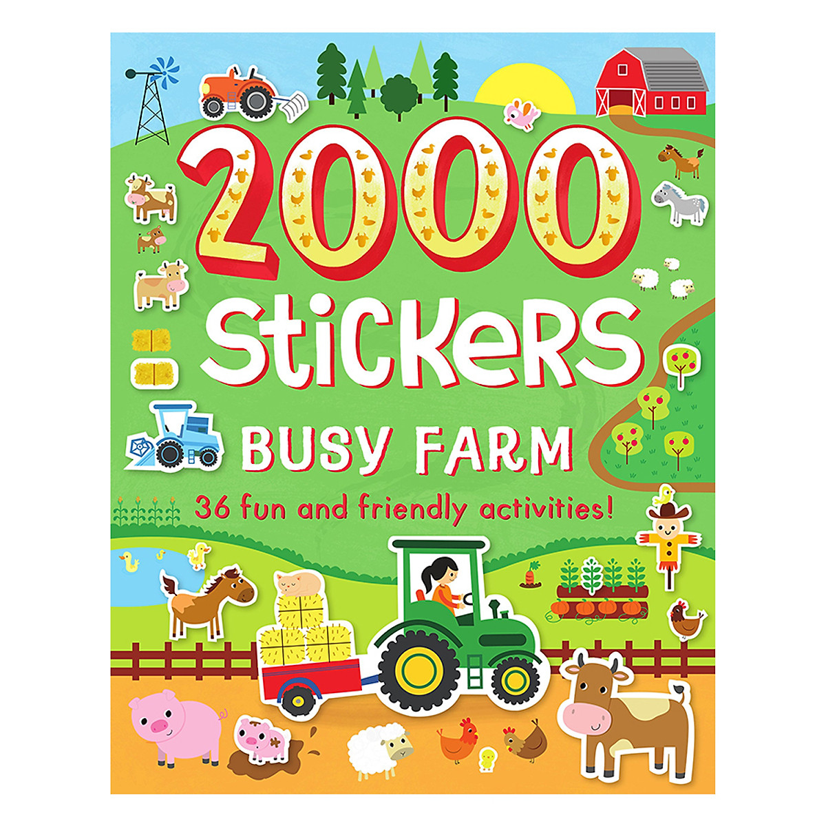 2000 Stickers Busy Farm