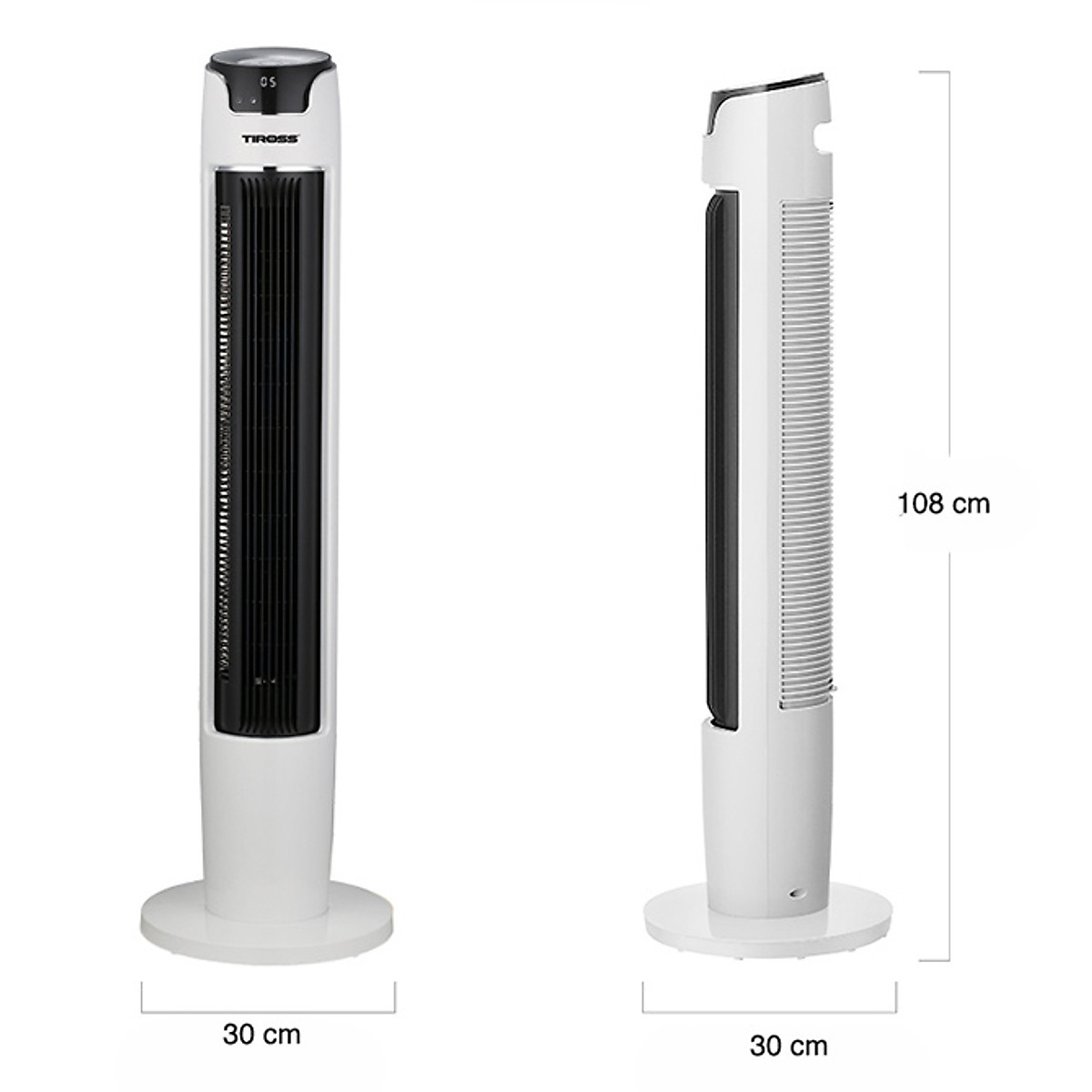 Quạt Tháp Tiross TS9181 (45W) - Trắng - Hàng chính hãng