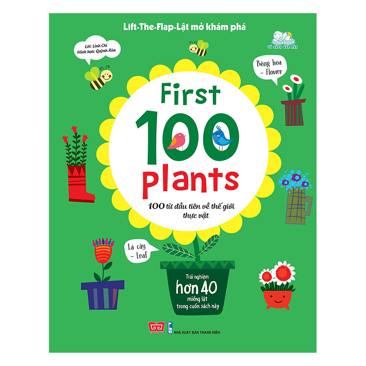 Sách Tương Tác - Lift-The-Flap - First 100 Plants - 100 Từ Đầu Tiên Về Thế Giới Thực Vật