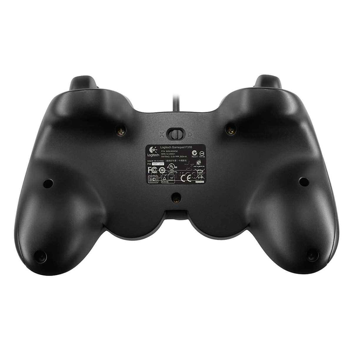 Tay cầm chơi game console có dây Logitech F310 - 4 phím di chuyển D-Pad, tương thích TV Android, dây 1.8m - Hàng chính hãng