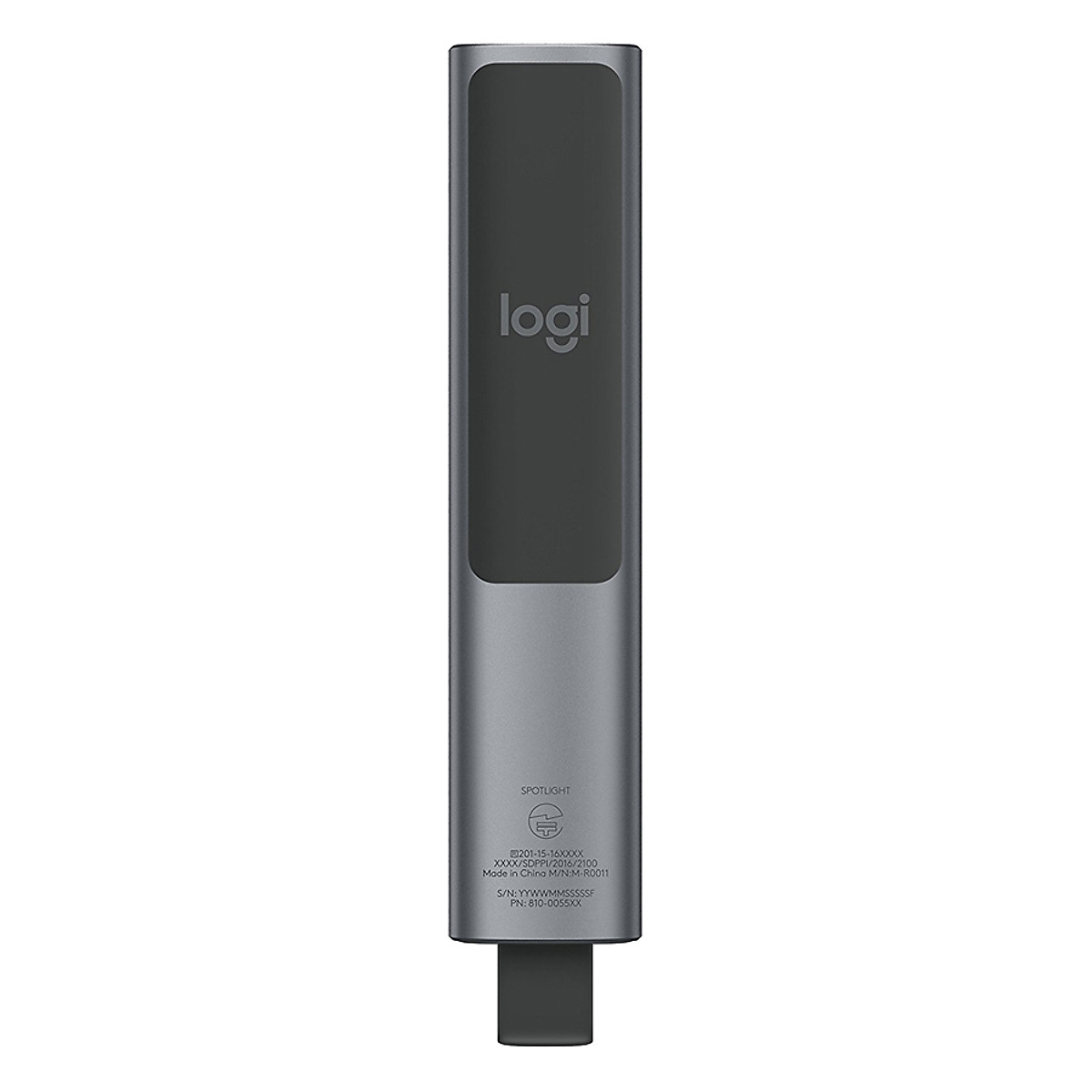 Bút trình chiếu từ xa Logitech Spotlight - không dây đến 30m, kết nối Bluetooth và USB, phóng to để nhấn mạnh, điều khiển con trỏ bật video - Hàng chính hãng