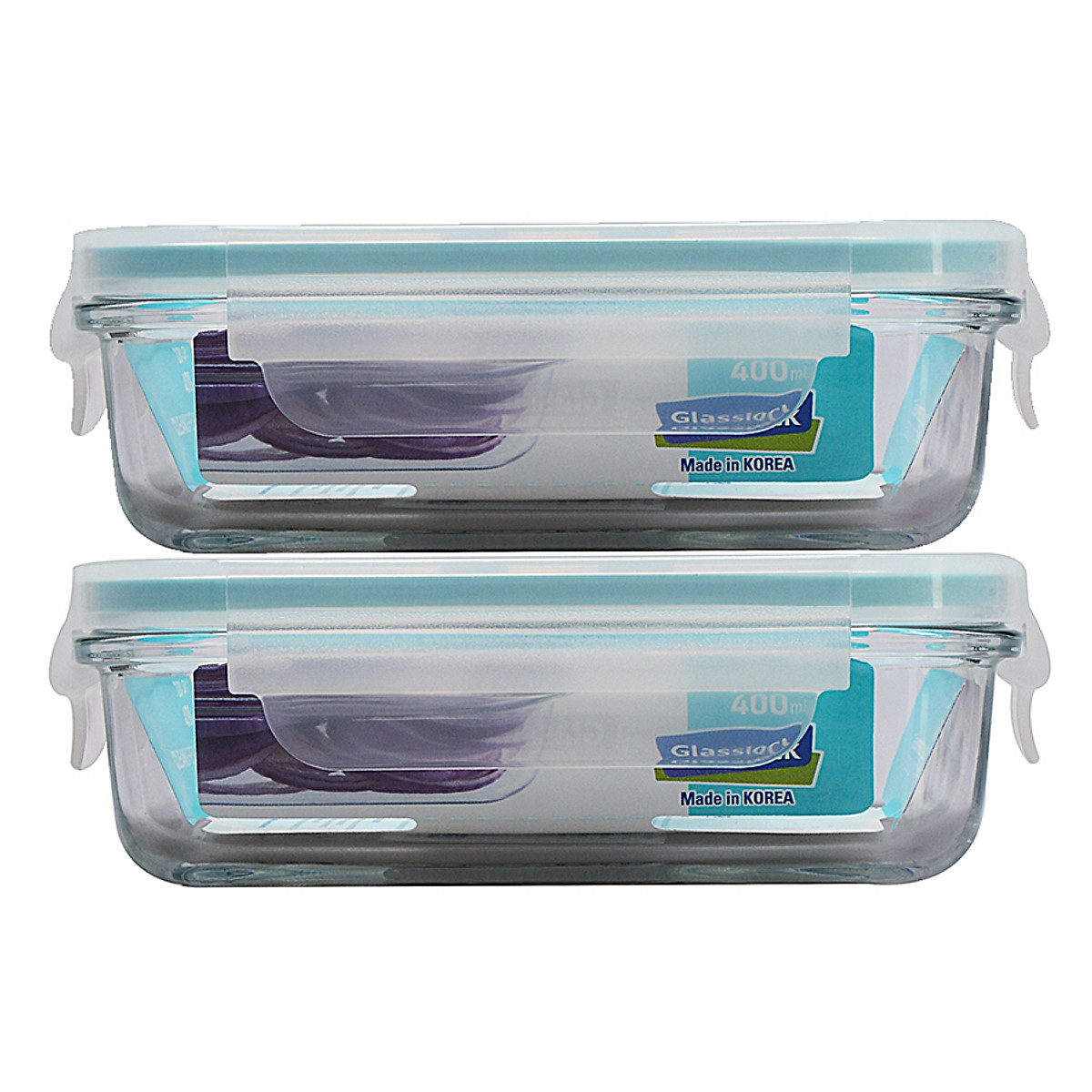 Bộ 2 Hộp Thủy Tinh Glasslock 400ml Và Túi Giữ Nhiệt Lunch Set 2