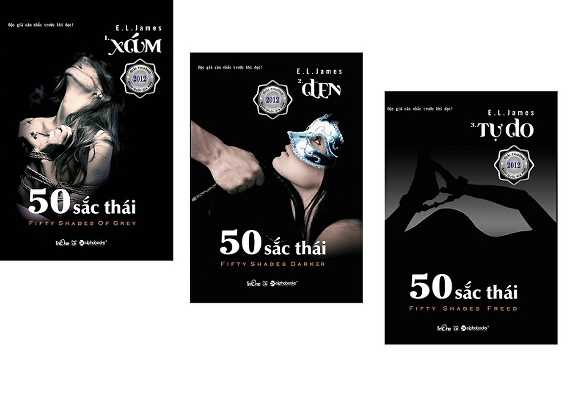 Mua Bộ Combo 3 Quyển: 50 Sắc Thái (Xám - Đen - Tự Do) | Tiki