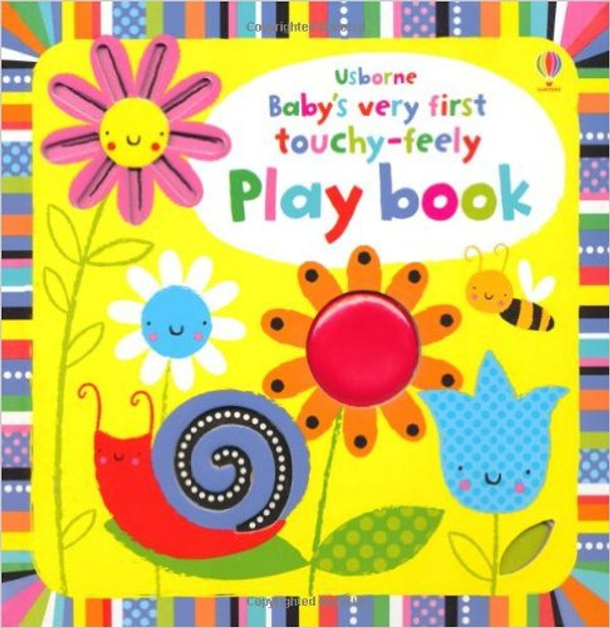 Sách tương tác tiếng Anh - Usborne Baby's very first Touchy-feely Play book