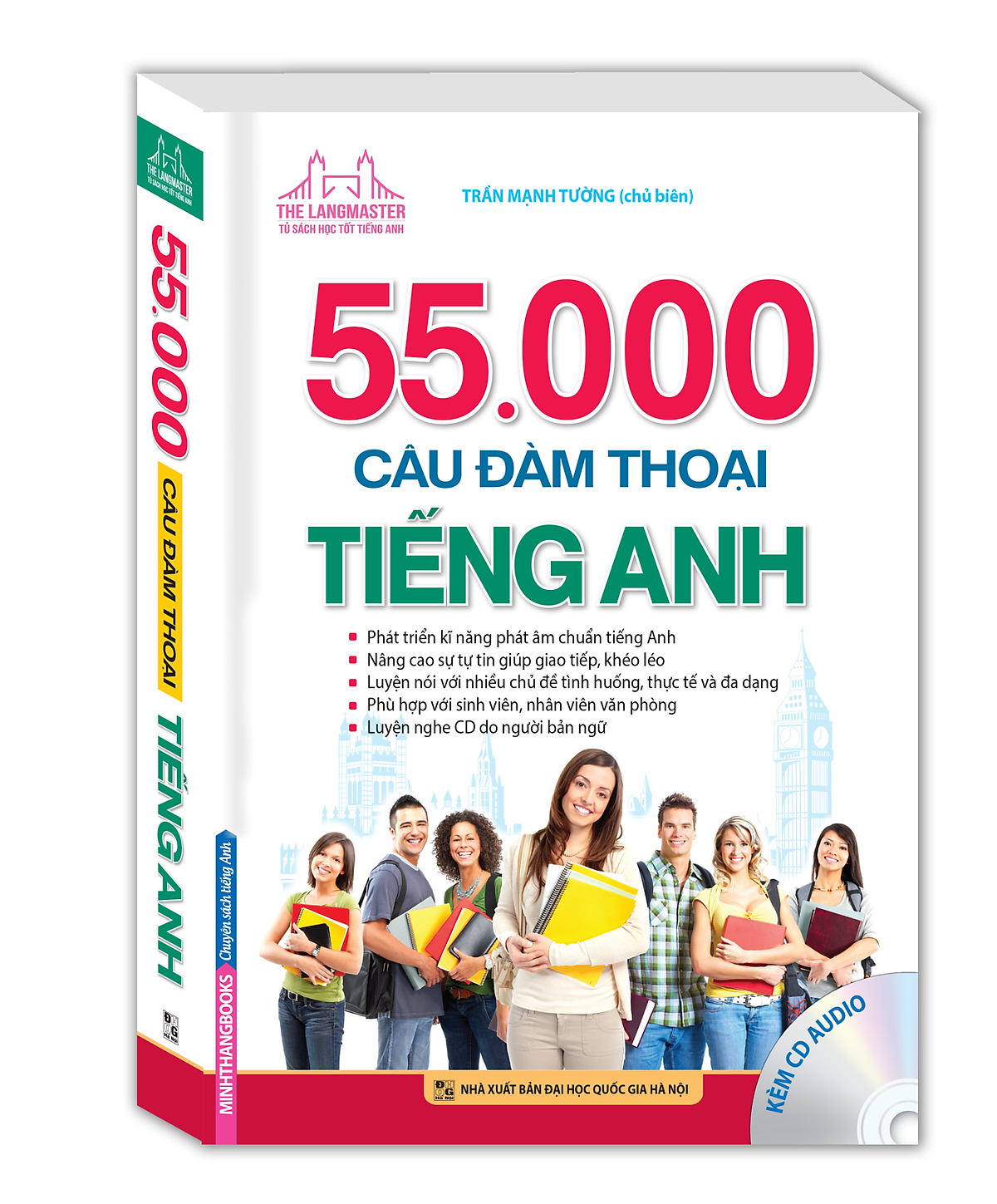 55.000 Câu Đàm Thoại Tiếng Anh (Kèm CD) - Tái Bản