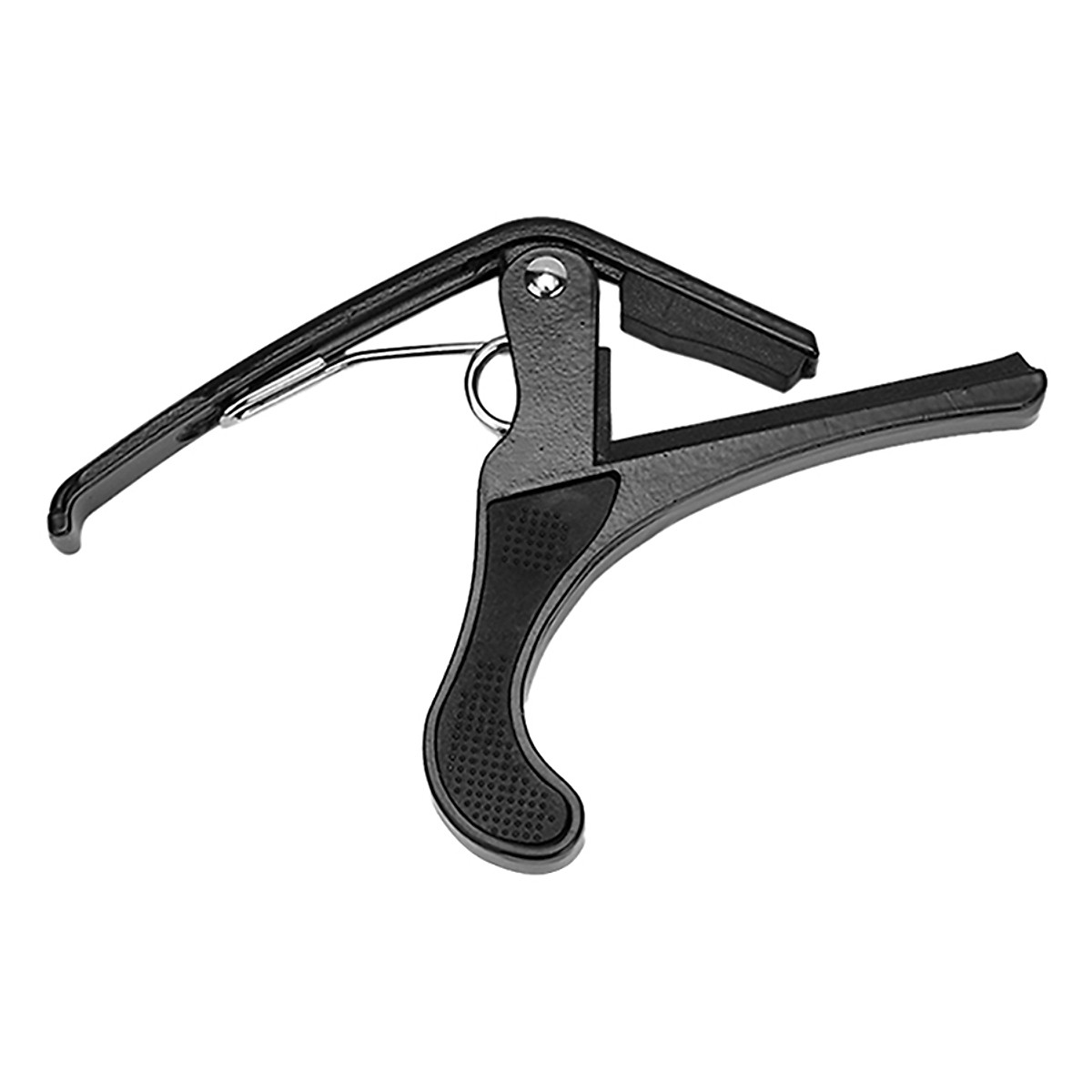 Capo Guitar Acoustic Ngắn KBD 5A8De Đen Tiki