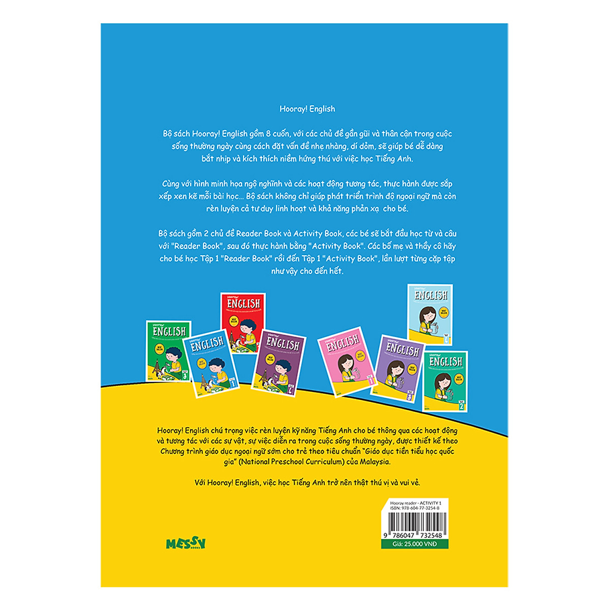 Hooray English - Tiếng Anh Vừa Học Vừa Chơi Dành Cho Bé Từ 4-6 Tuổi (Activity Book 1)