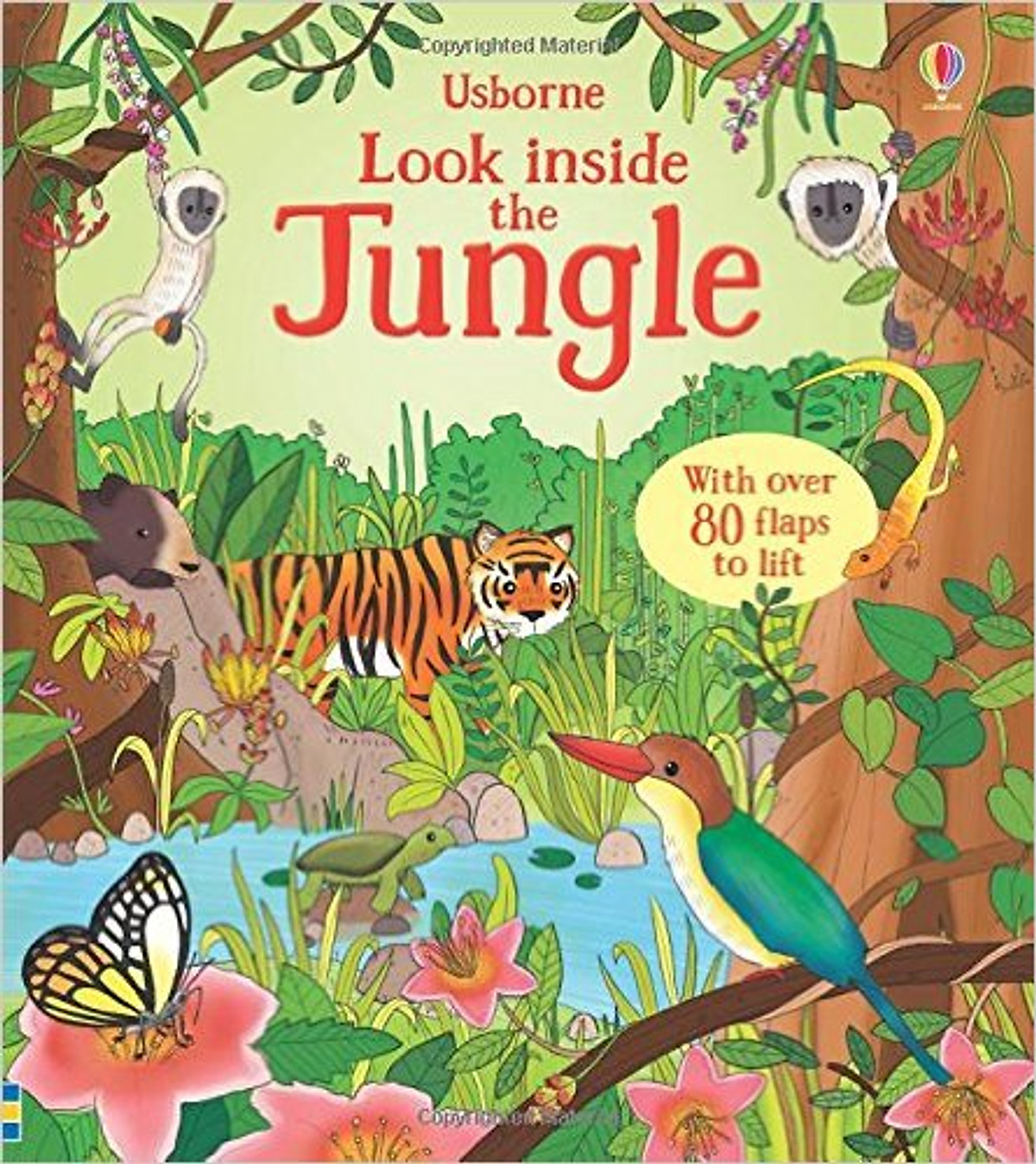 Sách tương tác tiếng Anh - Usborne Look inside the Jungle