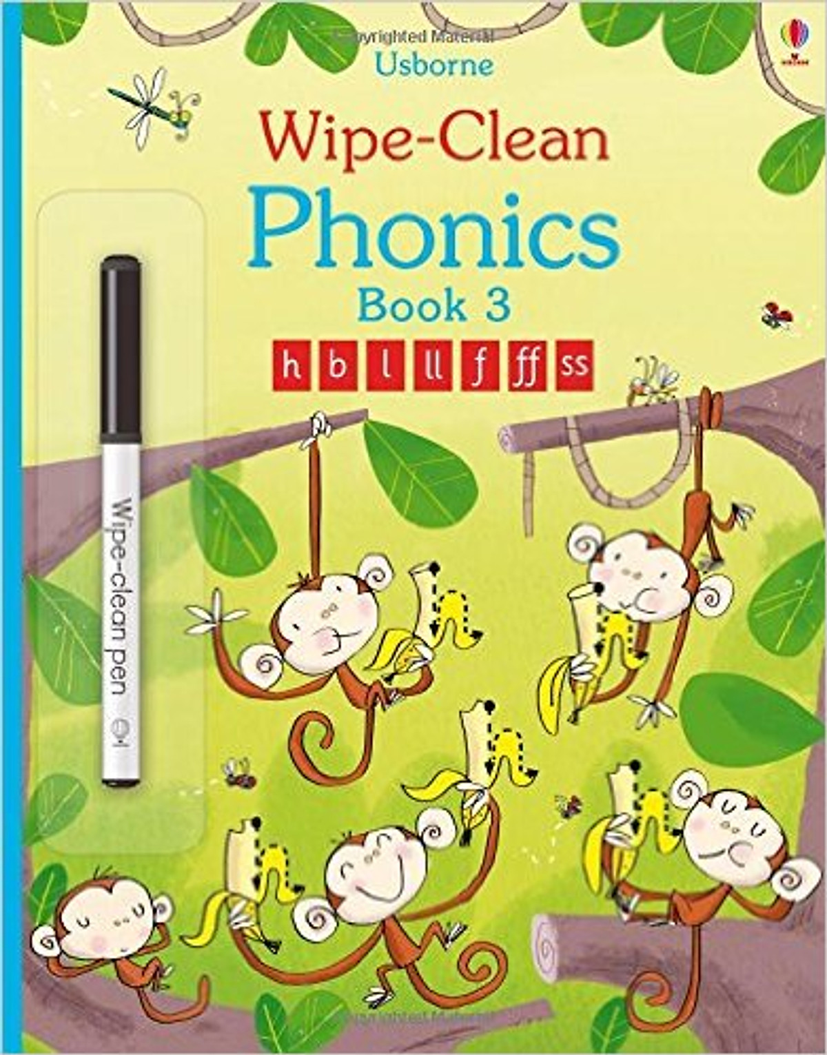 Sách tẩy xóa tiếng Anh - Usborne Wipe-Clean Phonics Book 3