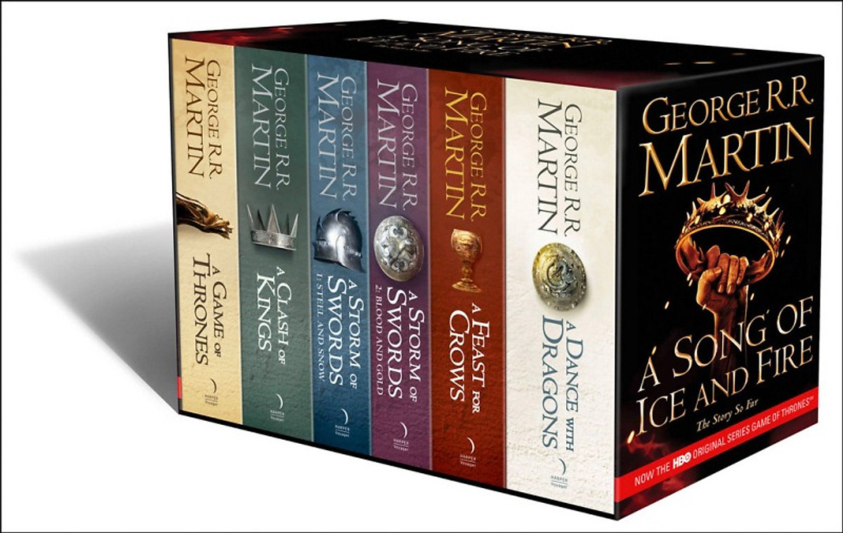 A Song Of Ice And Fire: The Story Continues, 6 Vol (Paperback) - A Game of Thrones Book Series 