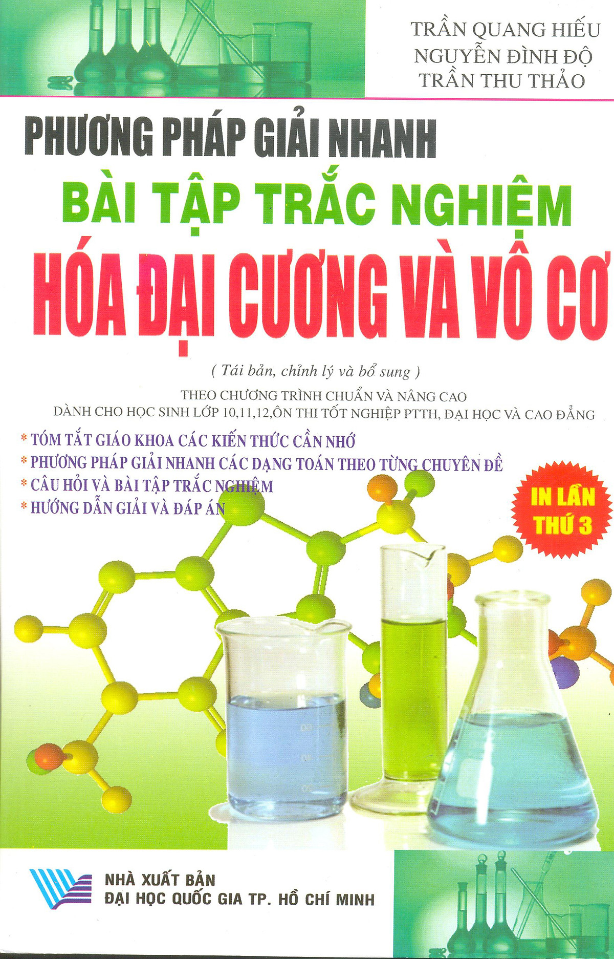 Phương Pháp Giải Nhanh Bài Tập Trắc Nghiệm Hóa Đại Cương Và Vô Cơ 12 