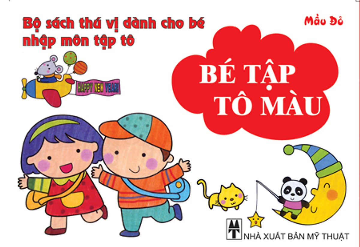 Bé Tập Tô Màu (Màu Đỏ)