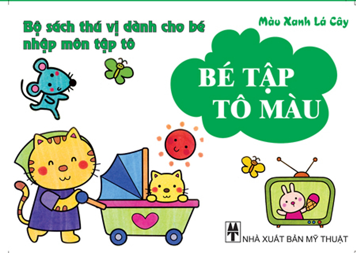 Bé Tập Tô Màu (Màu Xanh Lá Cây)