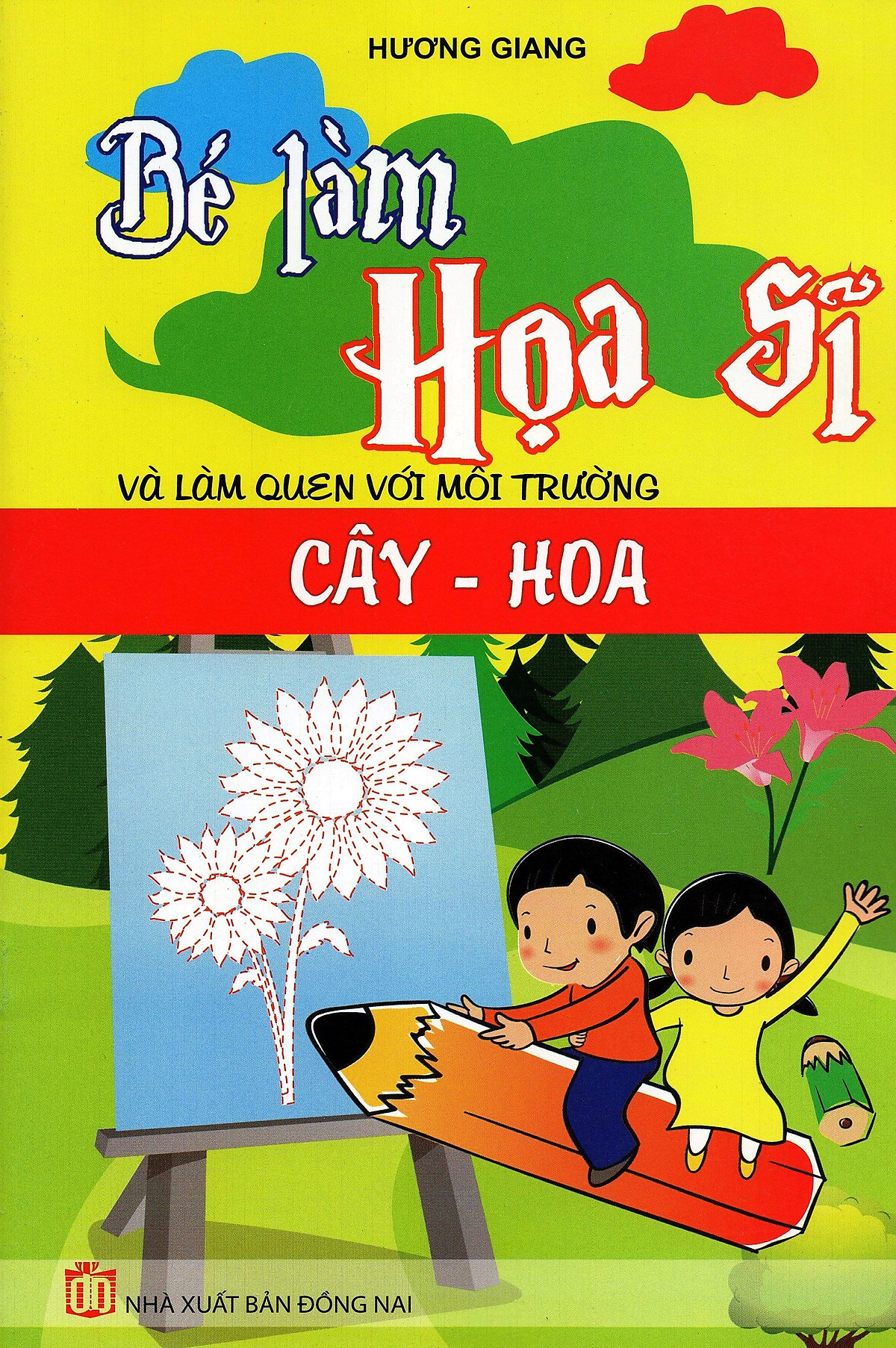 Bé Làm Họa Sĩ Và Làm Quen với Môi Trường - Cây Hoa 