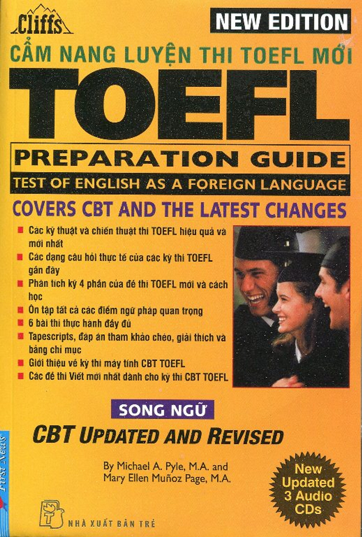 New Cliffs Toefl Preparation Guide - Song Ngữ (Tái bản - Kèm 3CD) 