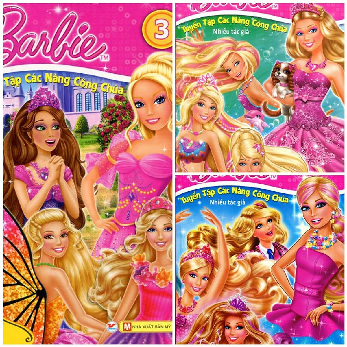 Combo Tuyển Tập Các Nàng Công Chúa Barbie