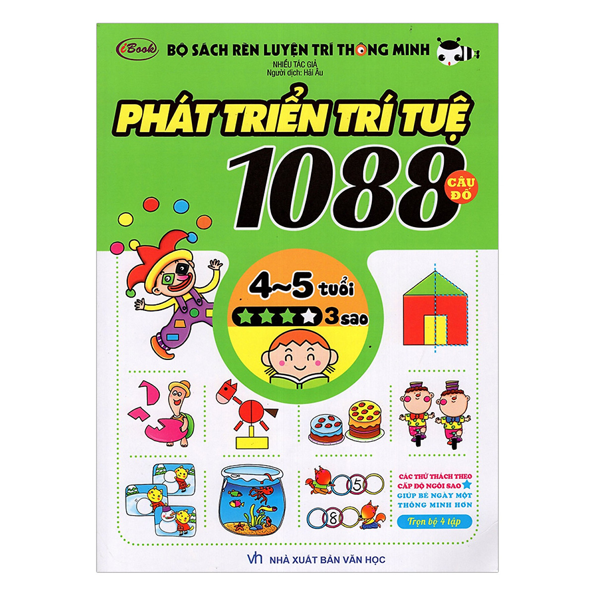 Combo Bộ Sách Rèn Luyện Trí Thông Minh - Phát Triển Trí Tuệ 1088 Câu Đố - Dành Cho Trẻ Từ 4 Đến 5 Tuổi ( (Trọn Bộ 4 Cuốn)