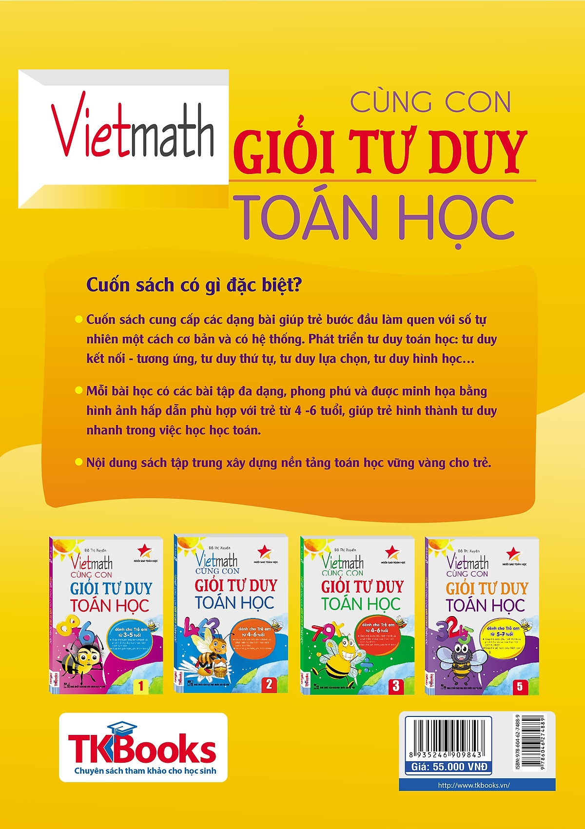 Vietmath - Cùng Con Giỏi Tư Duy Toán Học Tập 4